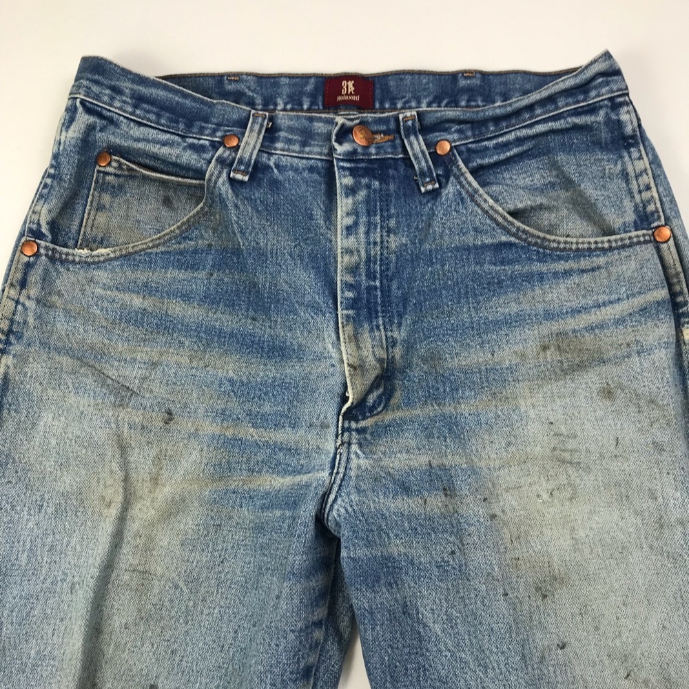 Wrangler VTG Distressed High Rise Jeans Straight - Picture 5 of 11